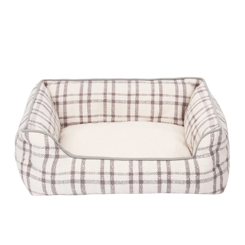 Perrera para mascotas para todas las estaciones, taza de té de peluche Yorkshire para perros pequeños, perrera especial de celosía, productos para mascotas de invierno