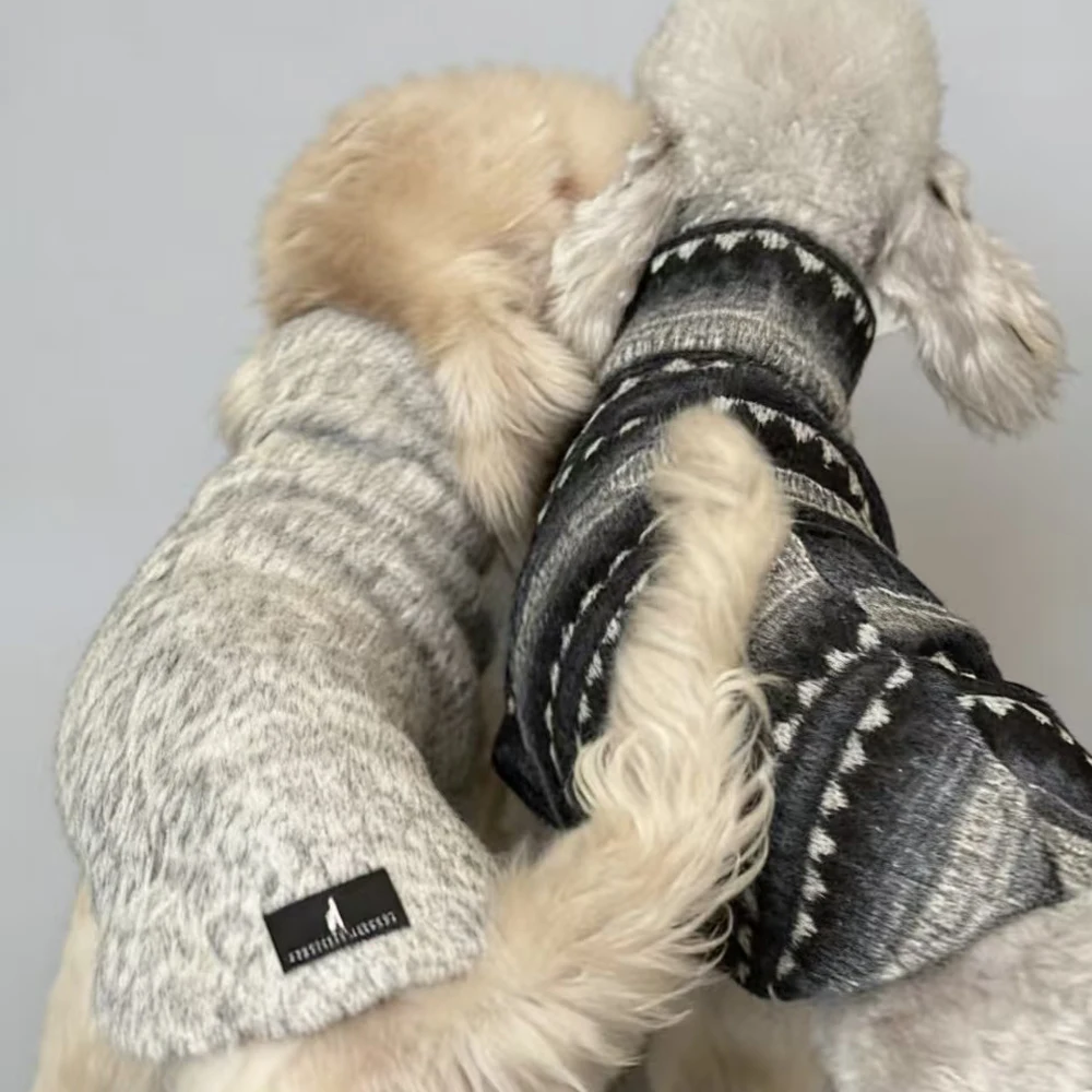 Sudadera cálida para perros medianos – Abrigo suave Bedlington - imagen 3