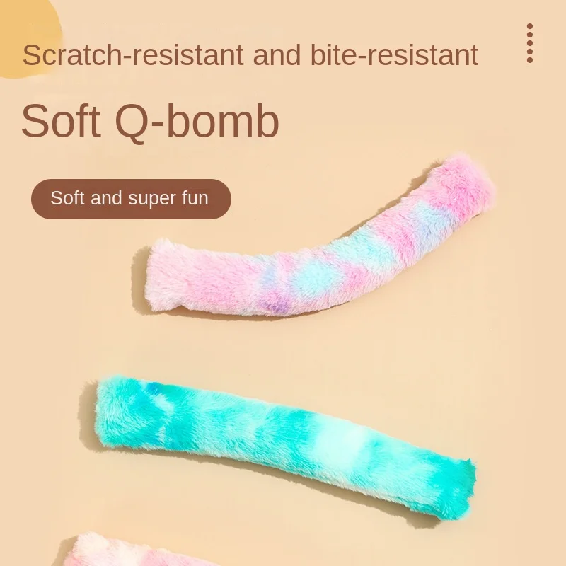 Juguetes interactivos para masticar gatos, palos para patadas de gatito, juguete de hierba gatera de felpa suave, juguete duradero para patadas de gato para limpieza de dientes y juegos en interiores - imagen 4