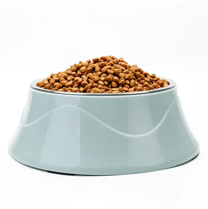 Lavabo de comida para perros de acero inoxidable, lavabo grande para arroz, productos para mascotas, cuenco antideslizante, respetuoso con el medio ambiente, insípido - imagen 5