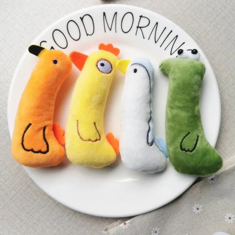 Juguetes de peluche con hierba gatera para gatos, juguetes para masticar dinosaurios con hierba gatera Natural para morder y moler los dientes, juguetes interactivos para gatitos