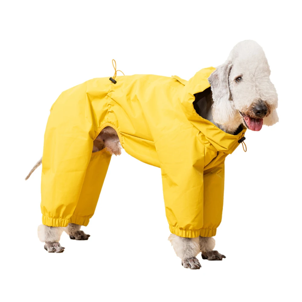 Chubasquero impermeable para perros – Ligero con capucha y cremallera - imagen 5