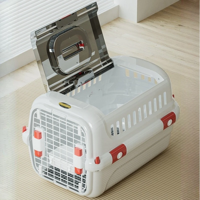 Transportín portátil ventilado para perros y gatos – Ideal en viajes - imagen 3