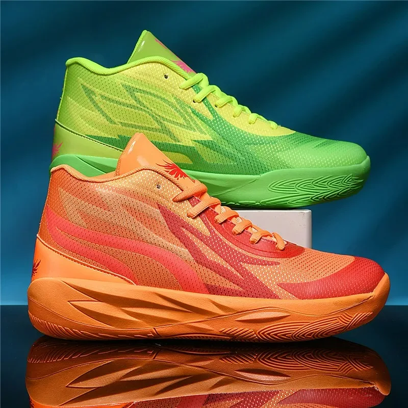 Zapatillas de baloncesto transpirables con amortiguación para gimnasio - imagen 5
