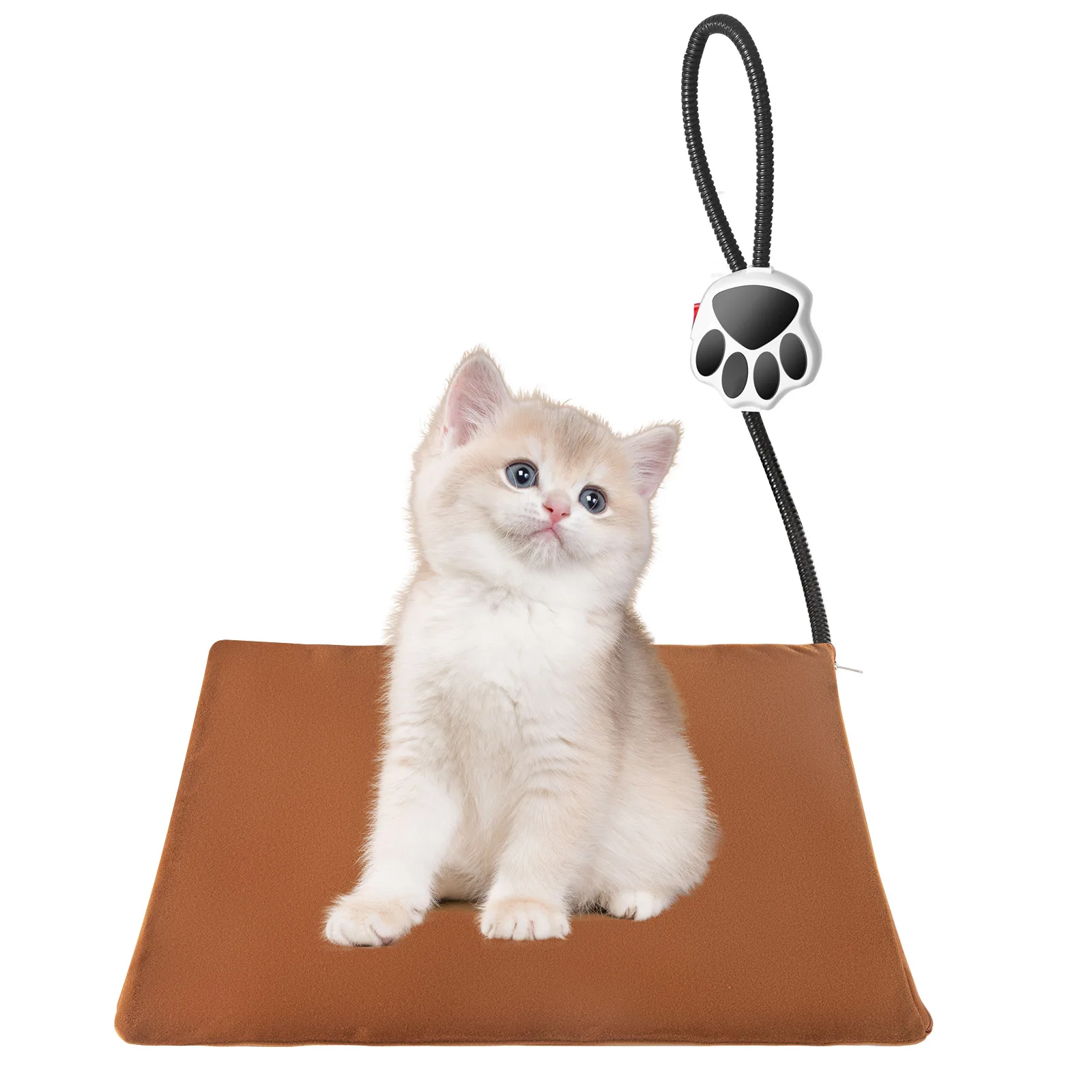 Almohadilla calefactora termostática para perros y gatos, nido para gatos, jaula para perros, almohadilla calefactora impermeable, manta eléctrica para mascotas, suministros para perros, 120V