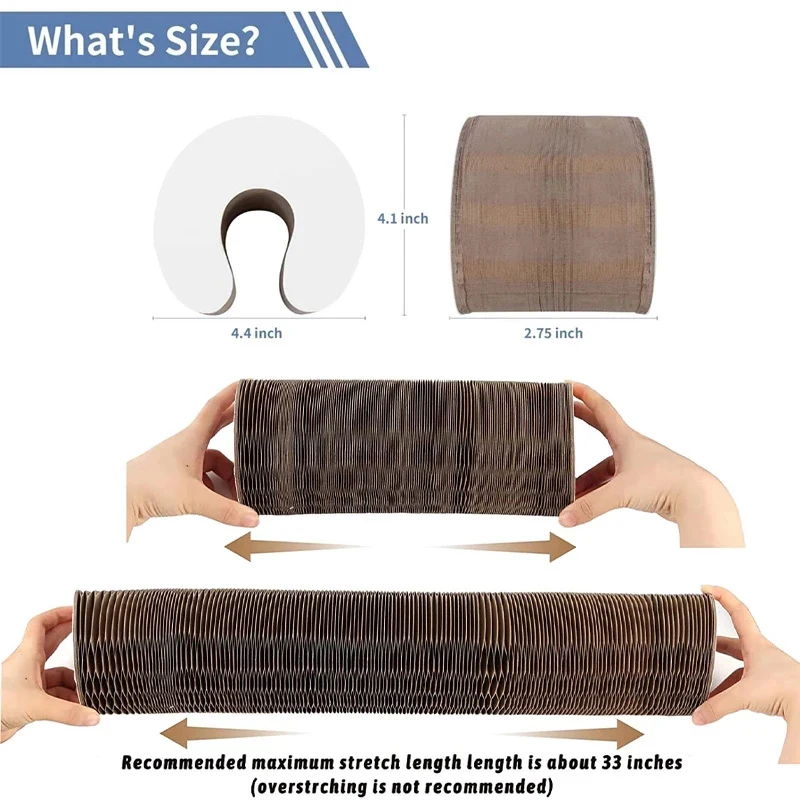 Juguete para gatos de órgano mágico, rascador para gatos, tablero para rascar, poste redondo corrugado, juguetes para gatos, garra de molienda, accesorios para gatos - imagen 5