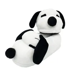Pantuflas de Algodón Snoopy Kawaii para interiores antideslizantes