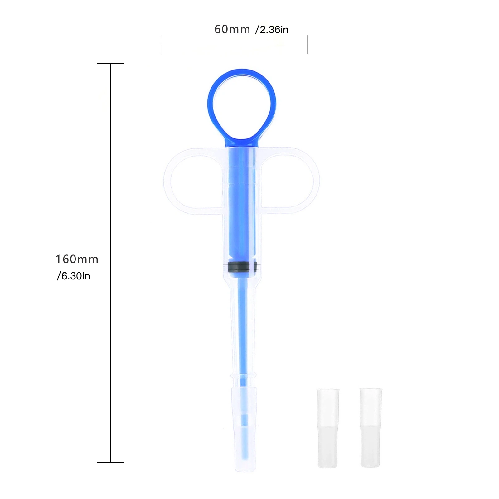 Alimentador de medicina para mascotas para gatos y perros, medicina tipo empuje, palo de alimentación, pastillas, artefacto, jeringa de aguja para rocío - imagen 3