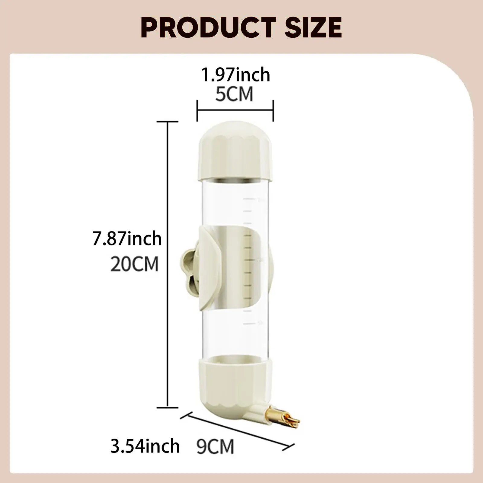 Parrot Automatic Drinking Water Feeder Detachable Cleaning Cage Hanging Dispenser for Bird Aviary Use