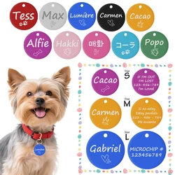 Placa identificación personalizada para perro y gato - Modelos y colores