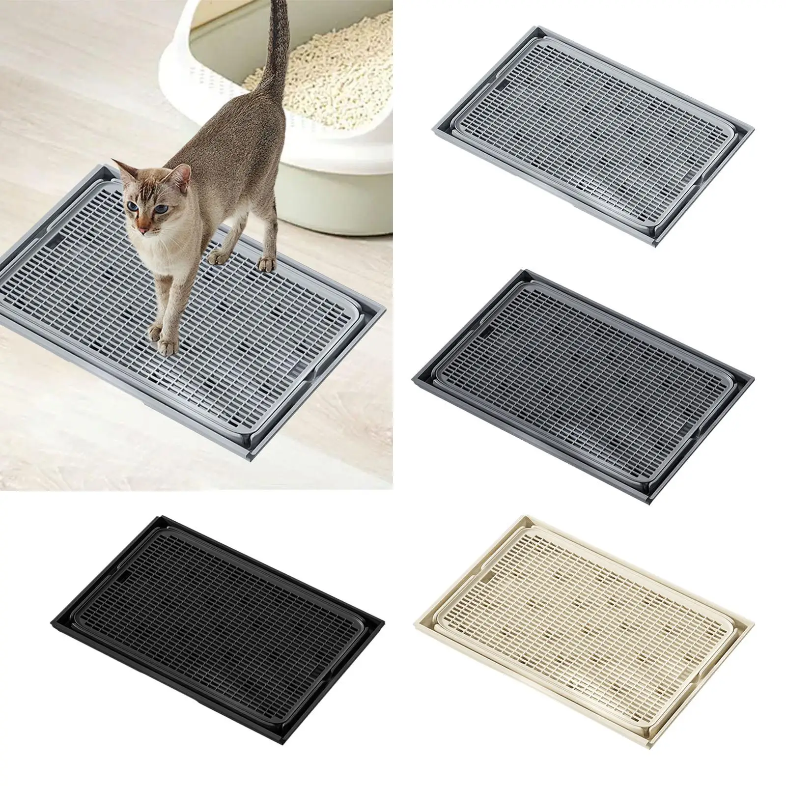 Cat Litter Mat Cat Supplies Accessories Non Slip Kitty Litter Trapping Mat