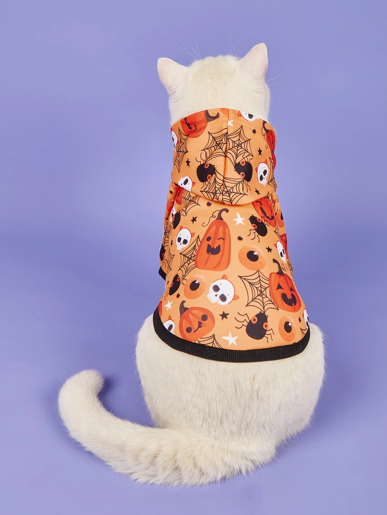 Disfraz sudadera Halloween para perro y gato pequeño – Calabaza