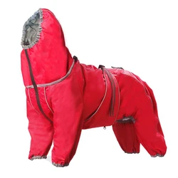 Chubasquero impermeable para perros grandes – Abrigo transpirable para lluvia y nieve
