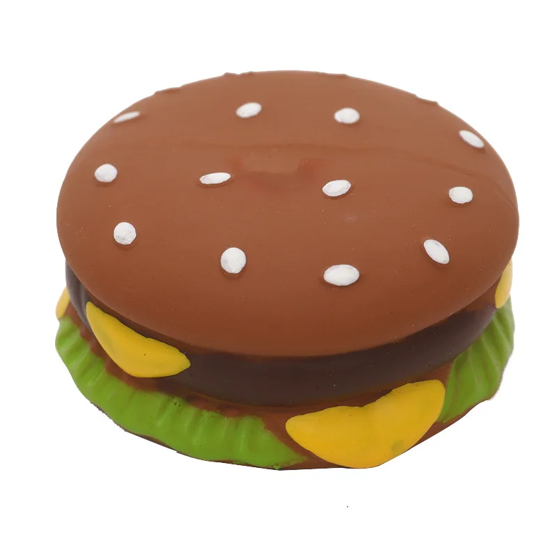 Mordedor para perros con sonido – Hamburguesa resistente a mordiscos - imagen 4
