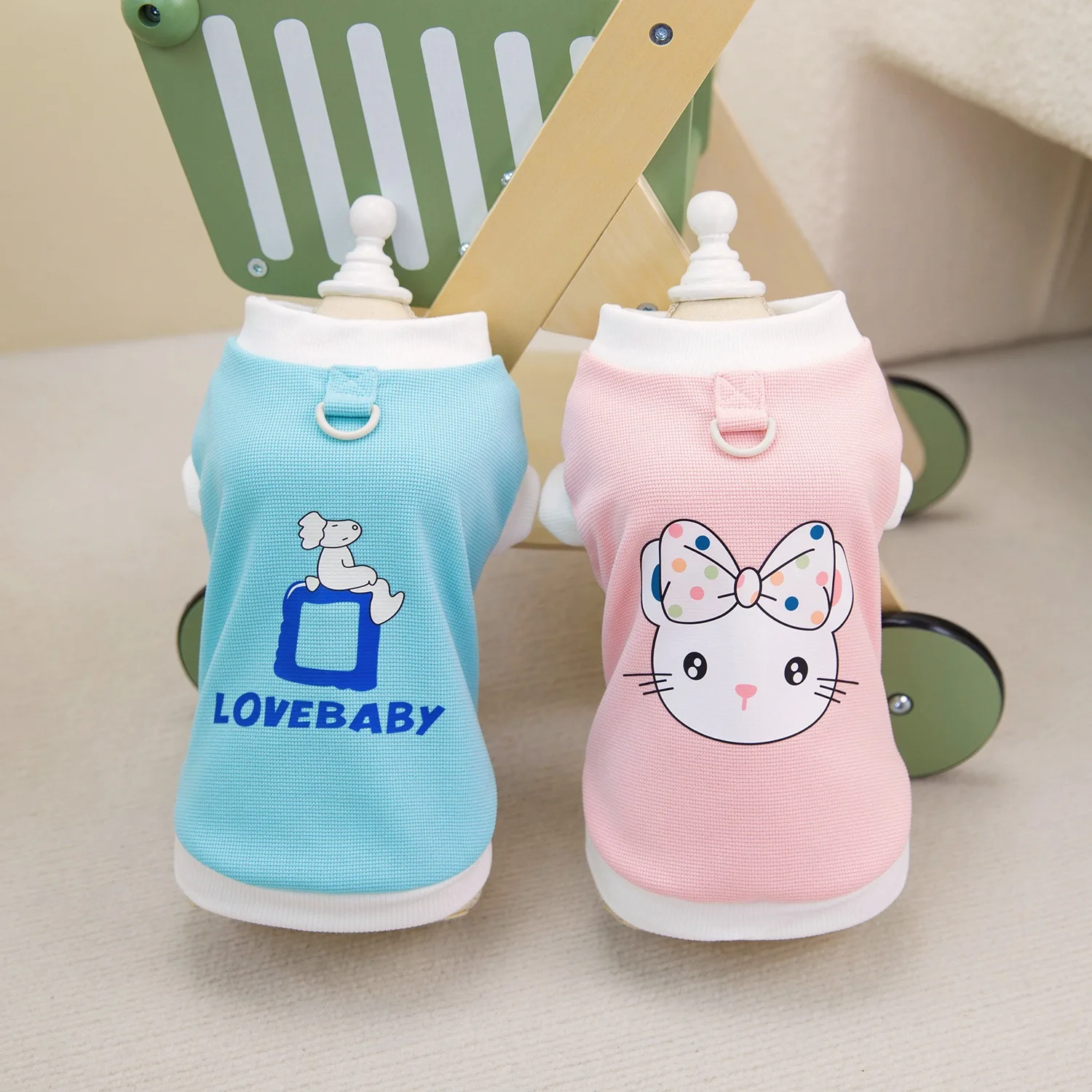 Truelove, ropa con estampado de dibujos animados para perros, camiseta, suéter, cosas para Chihuahua, ropa para cachorros, artículos, chaleco transpirable para gatos - imagen 4