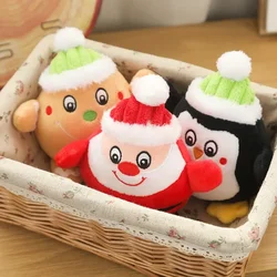 Peluche pingüino Papá Noel con sonido para perros y gatos