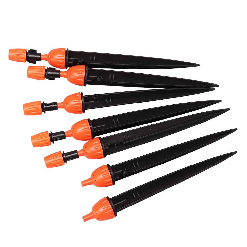 25 uds emisores de riego por goteo goteros de riego de jardín ajustables para sistema de riego para accesorios de manguera de riego de 1/4" - imagen 3