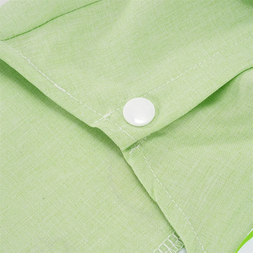 Camisa a rayas veraniega holgada para perros mini y gatos con anillo D - imagen 3