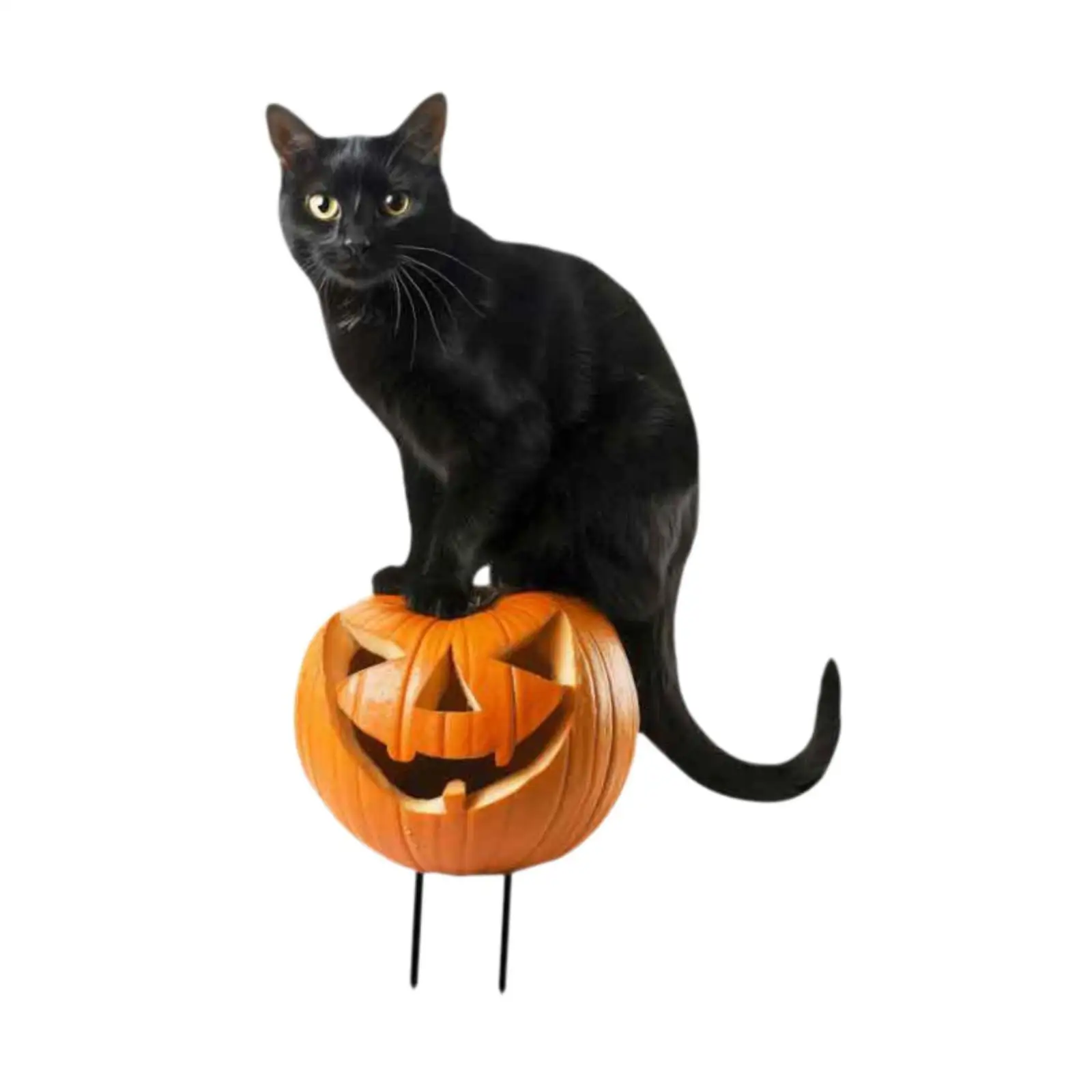 Halloween Garden Stake Iron Yard Sign Decorative for Patio Path Farmhouse Porch Sidewalk