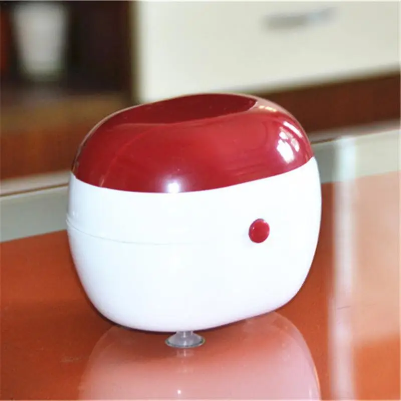 Limpiador ultrasónico pequeño retenedor, máquina de ultrasonido con ventosa antideslizante para collares, navajas de monedas y diamantes - imagen 3