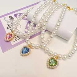 Collar de perlas ajustable para gato Sphynx y perros pequeños