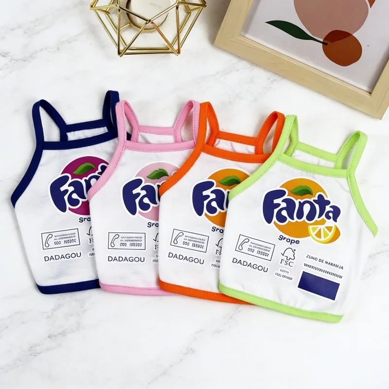 Chaleco suave para Chihuahuas y perros pequeños – Ropa de primavera con estampado