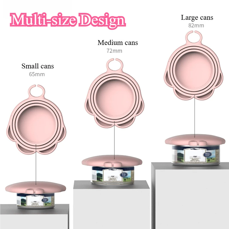 Cuchara 3 en 1 para comida de mascotas, abrelatas y batidora de alimentos con pata de gato, cuchara con mango largo para agitar comida húmeda y seca para perros y gatos, tapa de comida para gatos - imagen 4