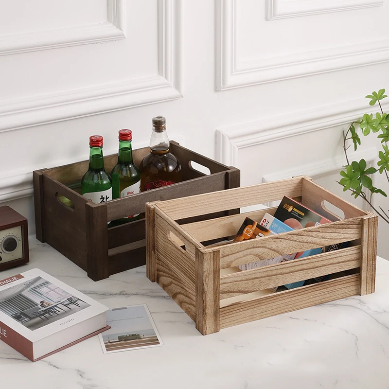 Caja de almacenamiento de madera para accesorios de mascotas - imagen 4