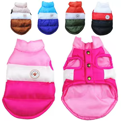 Chaleco térmico de invierno para perros pequeños y medianos