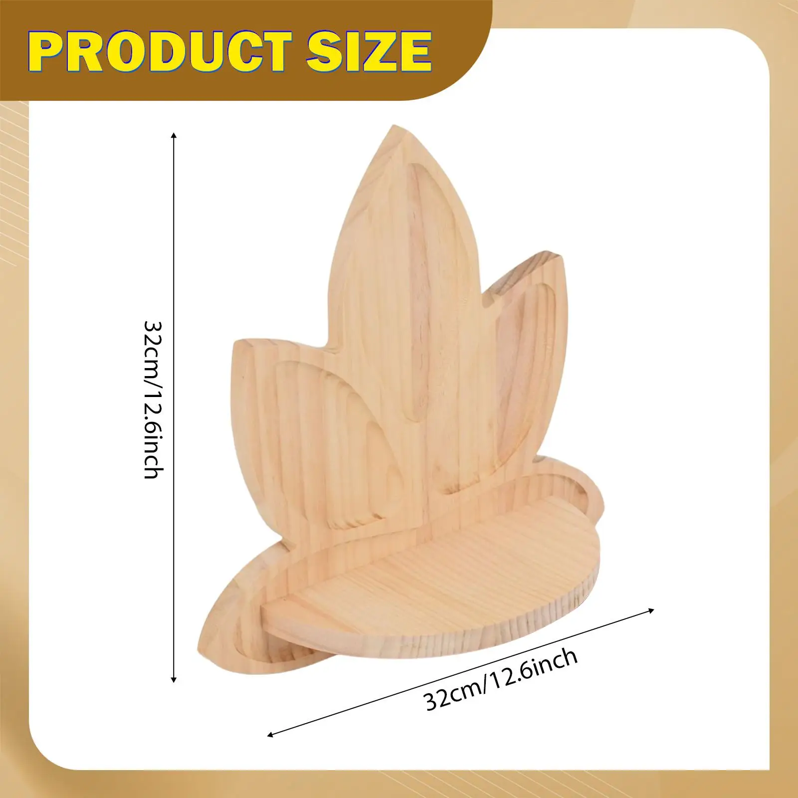 Floating Shelf, Decorative Bohemian Wooden Wall Shelf, Wall Display Organizer Shelf