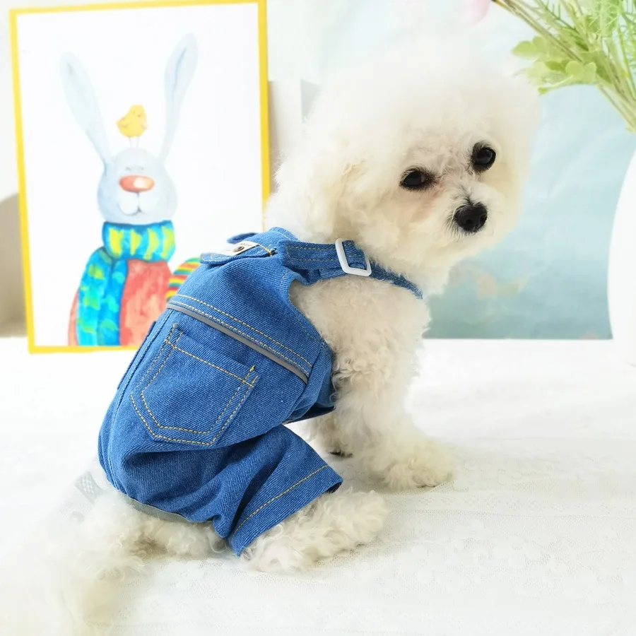 Mono vaquero primavera con tirantes para perros pequeños y cachorros - imagen 2