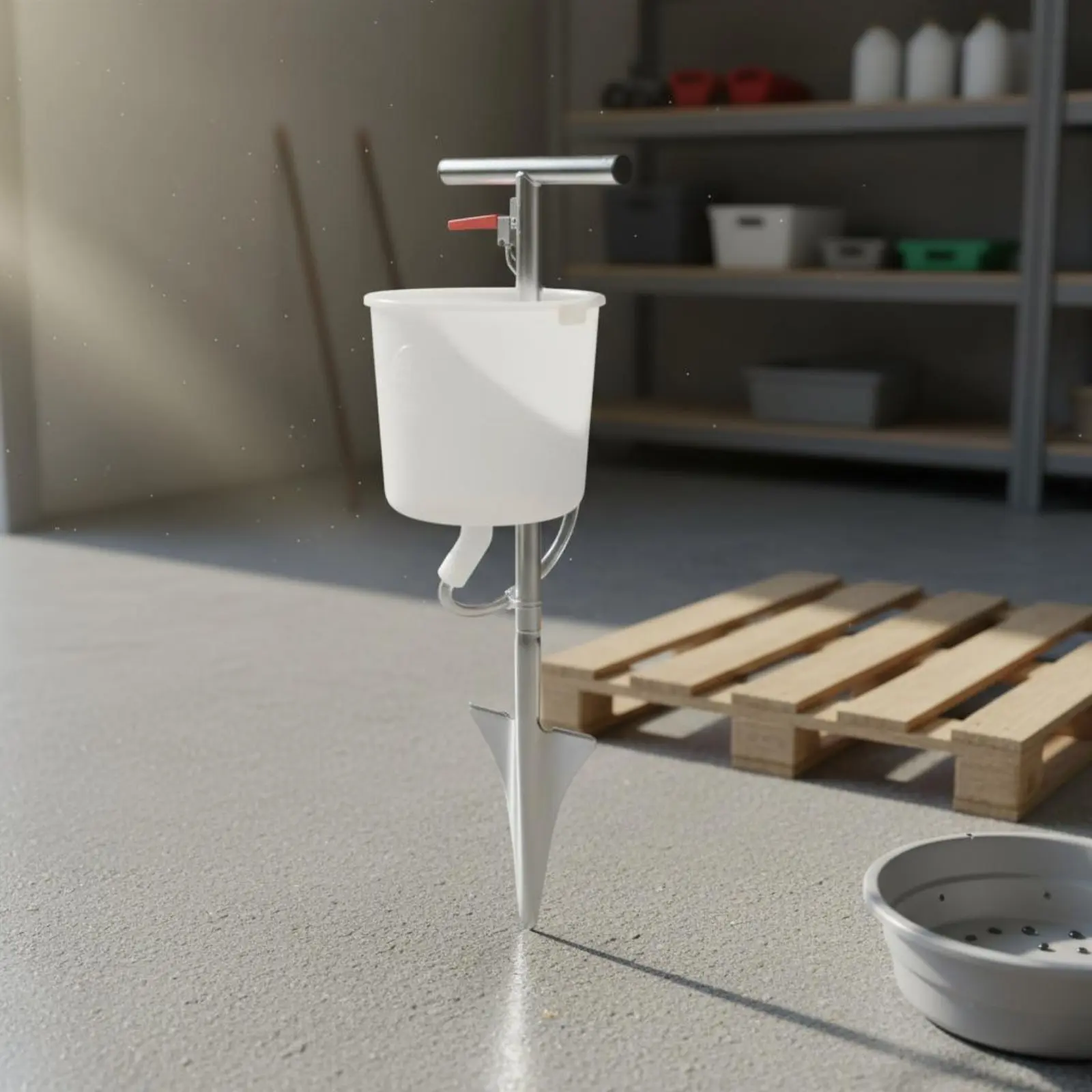 Dispensador de abono manual para plantas con mango largo sin agacharse - imagen 3