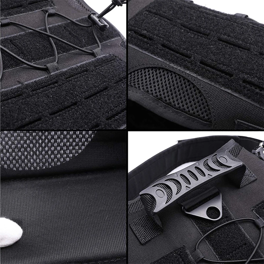 Arnés táctico para perros de alta resistencia con mango grueso y hebillas de Metal de liberación rápida, malla transpirable para perros medianos a grandes - imagen 5