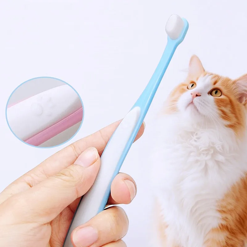 Cepillo de dientes para perros, cuidado bucal, cepillos de dientes para perros, pelo denso, cepillo de dientes para mascotas, cepillo de dientes de pelo suave, limpieza de dientes de perro, accesorios para mascotas - imagen 4