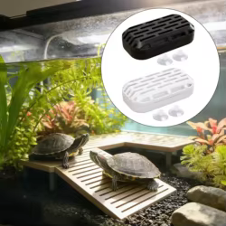 Accesorios para hábitat de tortugas, caja de recolección de residuos para terrario, mantenimiento de jaulas de tortugas secas y acuario