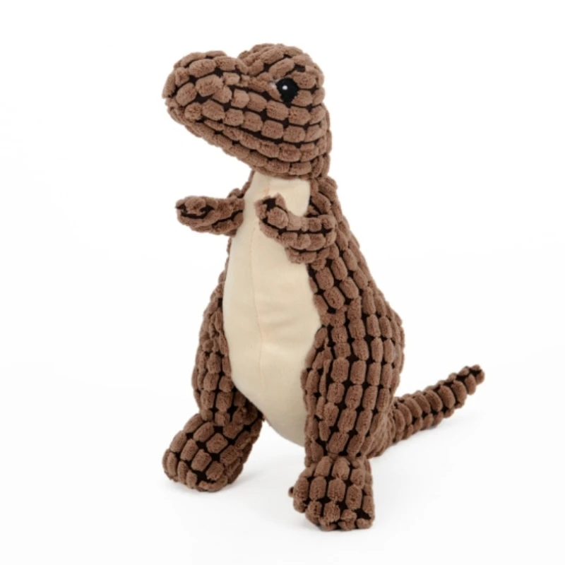 Gatos y perros, juguetes de dinosaurios de peluche para mascotas, dinosaurios de peluche indestructibles, juguetes para masticar, relleno chirriante, suministros para mascotas para perros pequeños y grandes - imagen 2