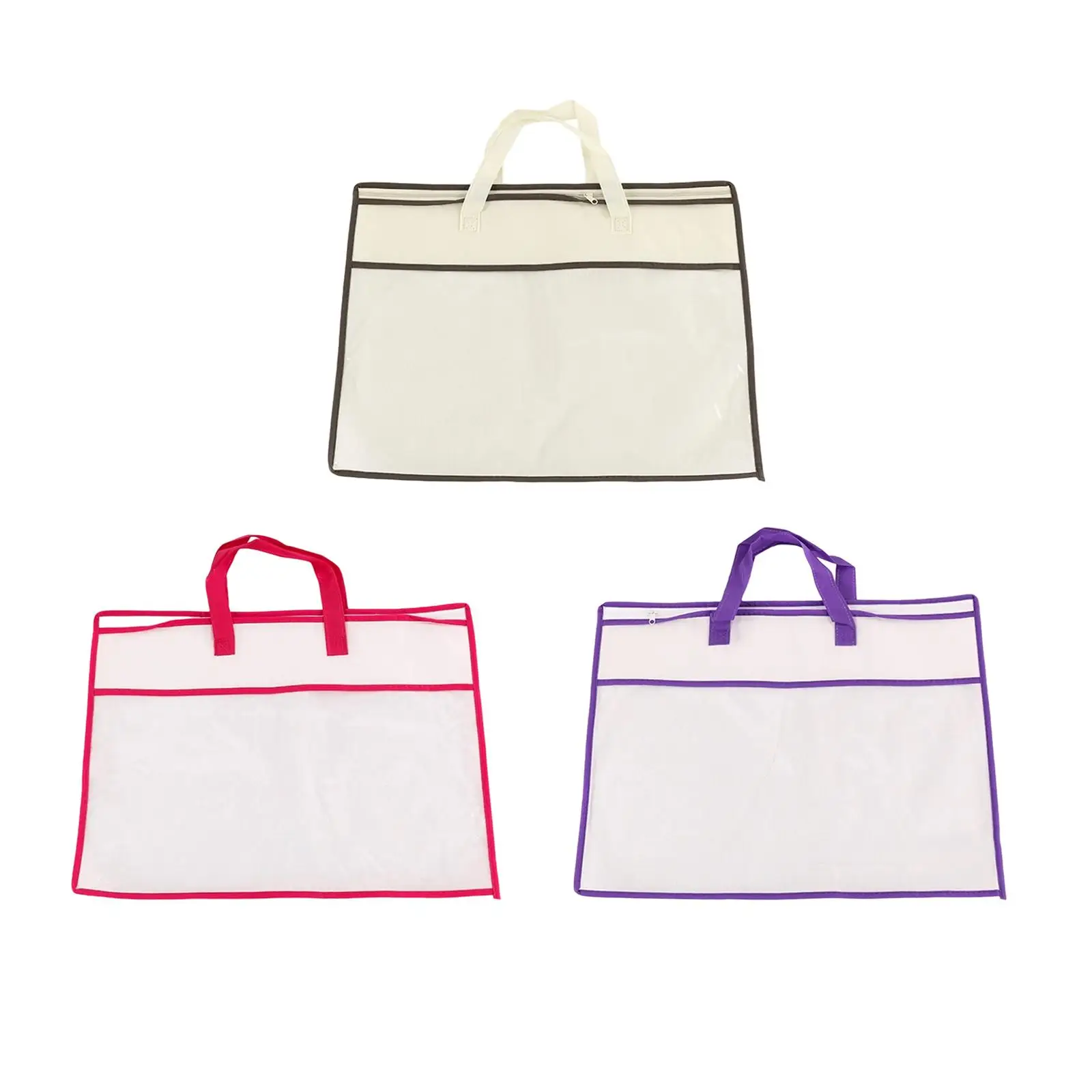 Bolsa de almacenamiento de almohada, bolso portátil con cremallera y asas, bolso de mano para armario