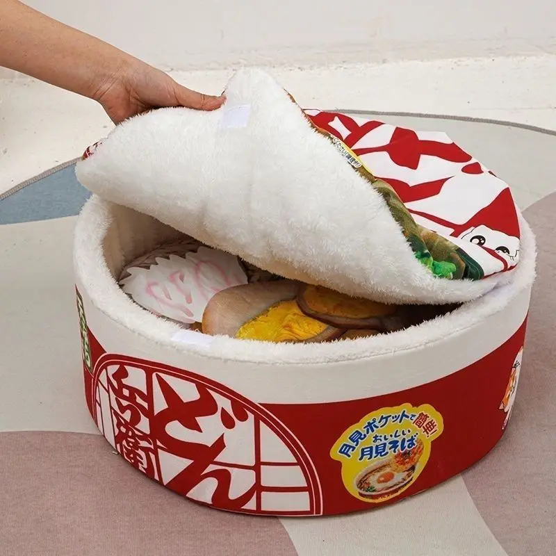 Cama creativa para gatos, esponja, camas grandes para gatos, mascotas, gatitos, perros pequeños, sofás cama con tapa, cachorro, gatito, interior, producto divertido para mascotas - imagen 2