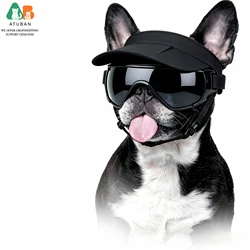 Gafas de sol con sombrero para perros – Protección UV para verano