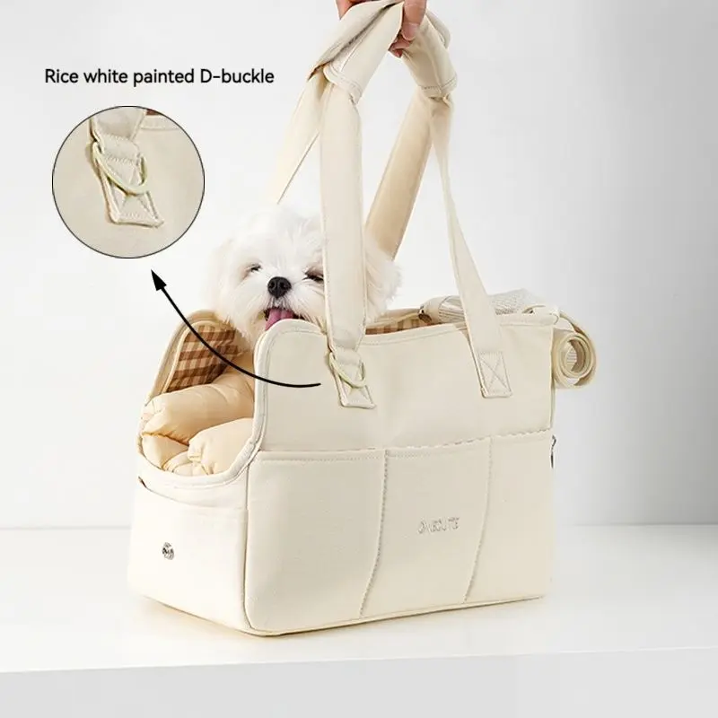 Bolso de hombro portátil para salir de cachorros, bolsa para perros, Gato, Chihuahua, Yorkshire, suministros para perros, adecuado para perros pequeños - imagen 5