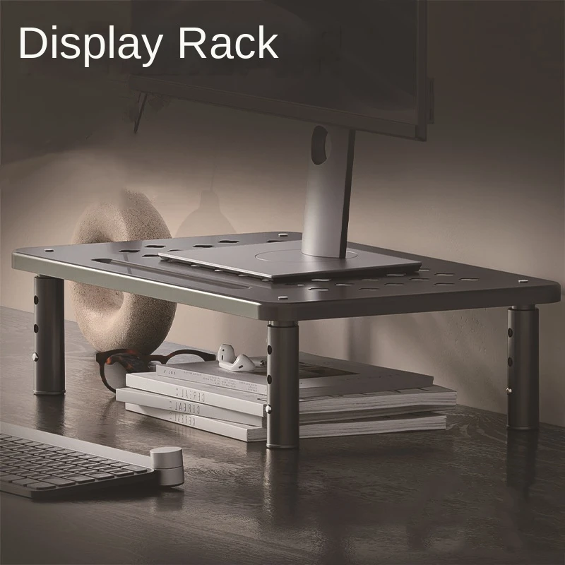 Soporte ajustable para Monitor de escritorio, soporte para pantalla de PC, soporte de exhibición para ordenador de escritorio para trabajo de oficina, Monitor de ordenador Heighteni - imagen 5