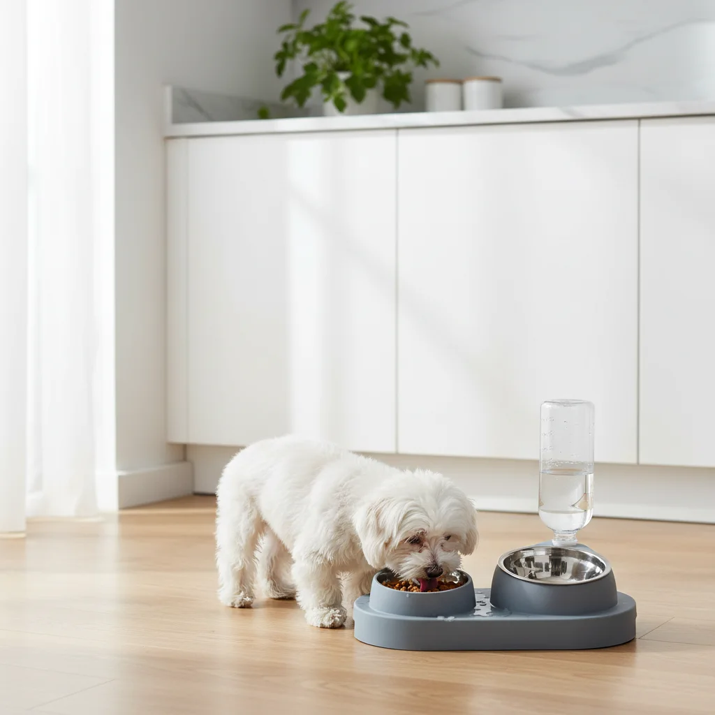 Comedero y bebedero automático silencioso para gatos y perros - imagen 4