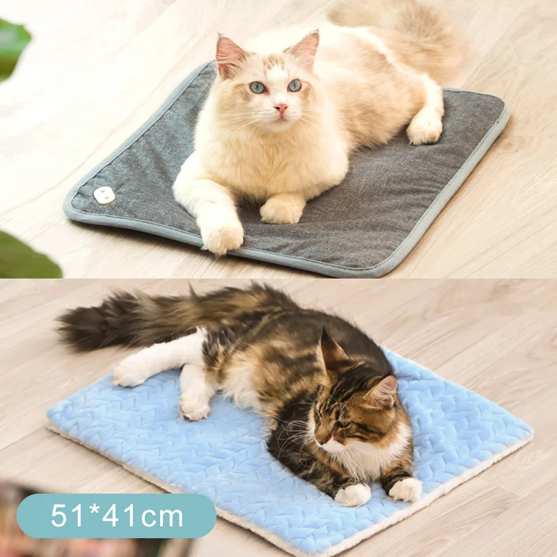 Manta eléctrica para mascotas, estera para dormir extraíble y lavable a temperatura constante, estera calefactora, manta eléctrica resistente a los arañazos - imagen 4