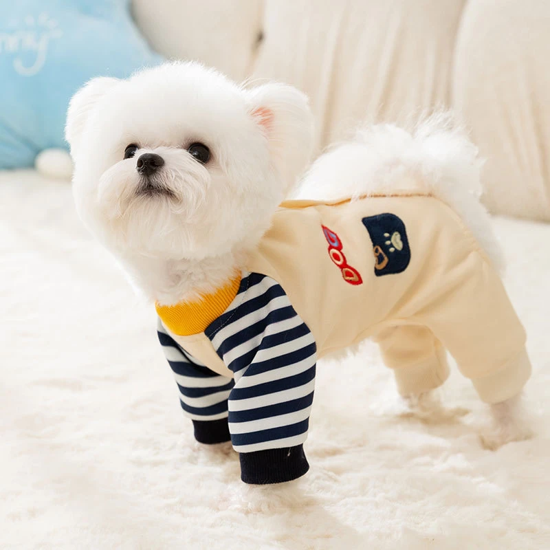 Monos de invierno para perros y gatos pequeños con dibujos animados - imagen 2