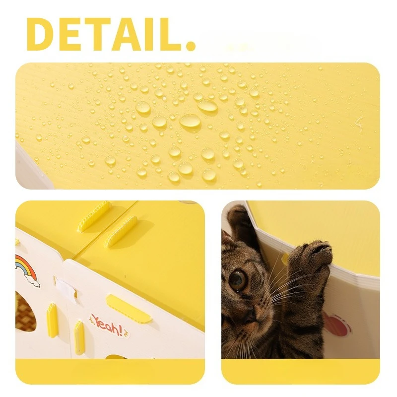 Túnel para gatos empalmable, suministros para mascotas, túnel para jugar, túneles para gatos, juguetes para gatos, barril de taladro transpirable interactivo para interiores - imagen 4