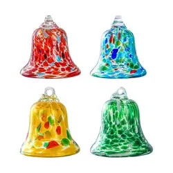 Campana decorativa de cristal para Navidad – Adorno festivo