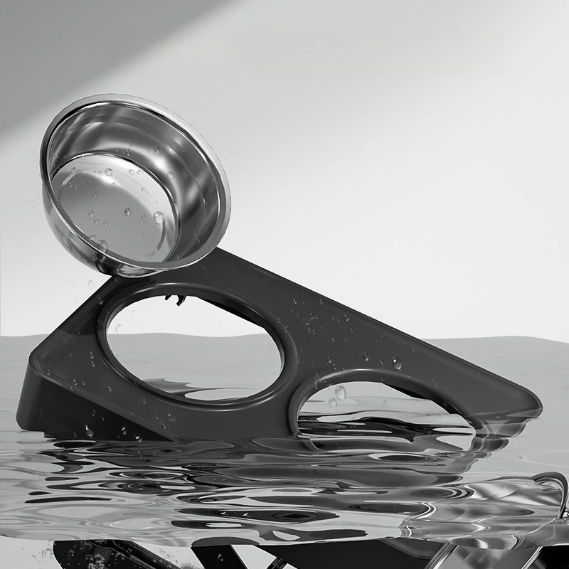 Cuenco para perros con protección para el cuello, soporte ajustable, cuencos de alimentación de acero inoxidable, accesorios para perros grandes - imagen 3