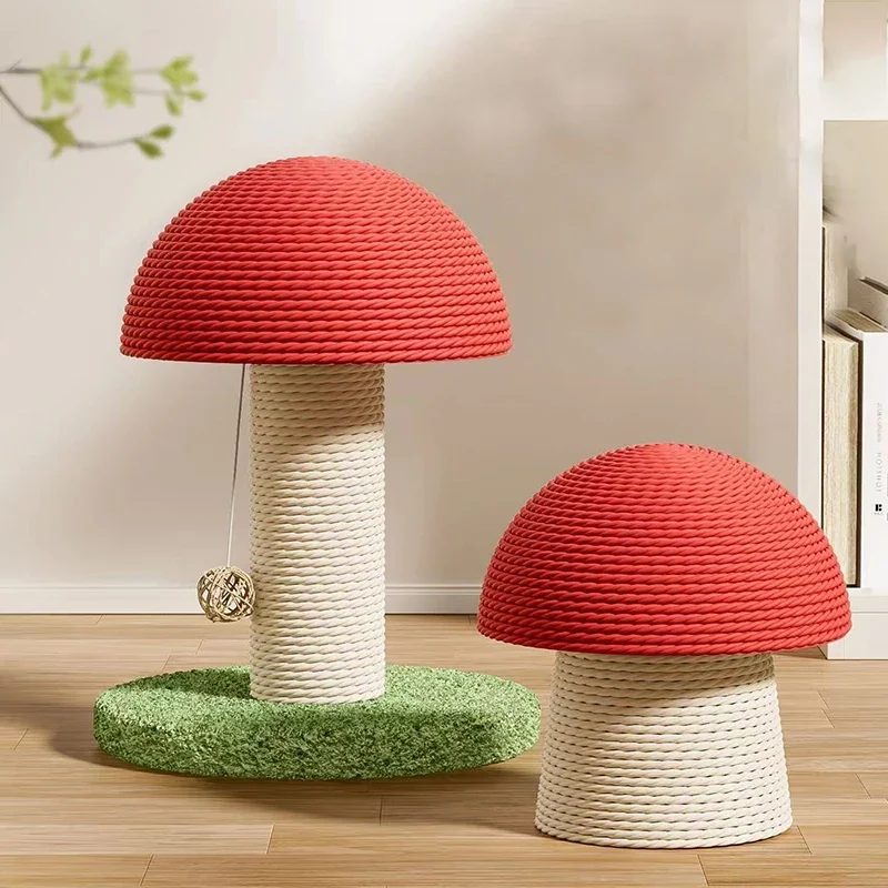 Rascador de gato en forma de seta, resistente a los arañazos y al desgaste, herramienta de garra de molienda para gatos, muebles para gatitos, tablero rascador para gatos - imagen 3