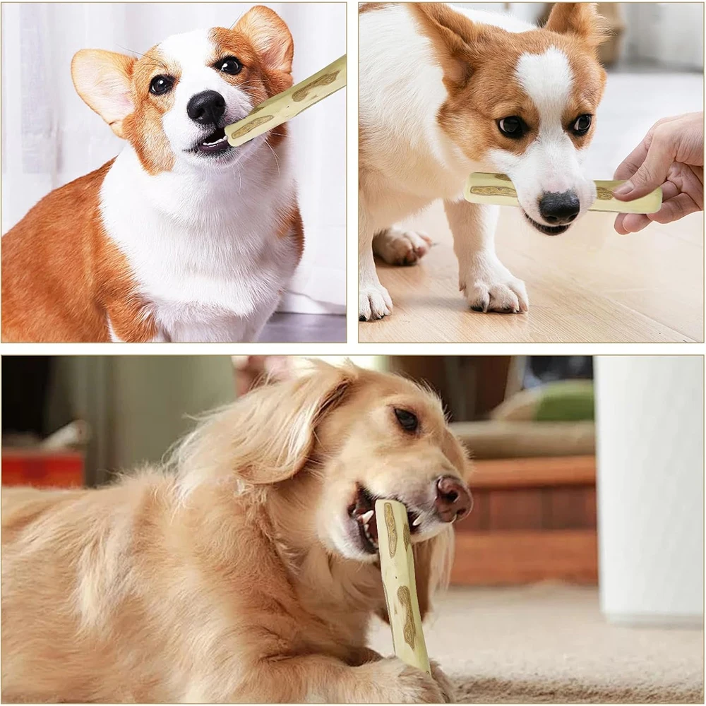 Juguete masticable de madera de café para perros – Limpieza dental y dentición - imagen 3
