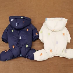 Abrigo perro invierno Schnauzer cachorro – Chaqueta suave algodón
